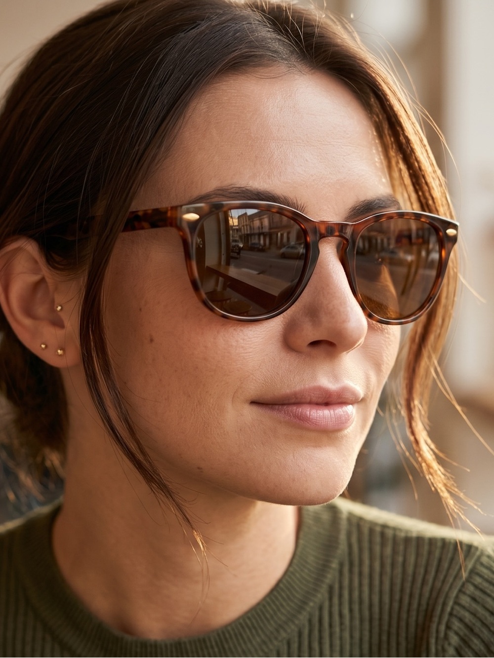 Lucky Brand Tortoiseshell Classic Women’s Sunglasses